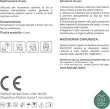 Carica l'immagine nel visualizzatore di Gallery, MKMS14121 - MASCHERINA CHIRURGICA - Dispositivo Medico (DM)