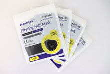 Carica l'immagine nel visualizzatore di Gallery, MASCHERINA NERA FFP2 - CE - Dispositivo di protezione individuale (DPI)