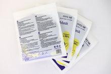 Carica l'immagine nel visualizzatore di Gallery, MASCHERINA NERA FFP2 - CE - Dispositivo di protezione individuale (DPI)